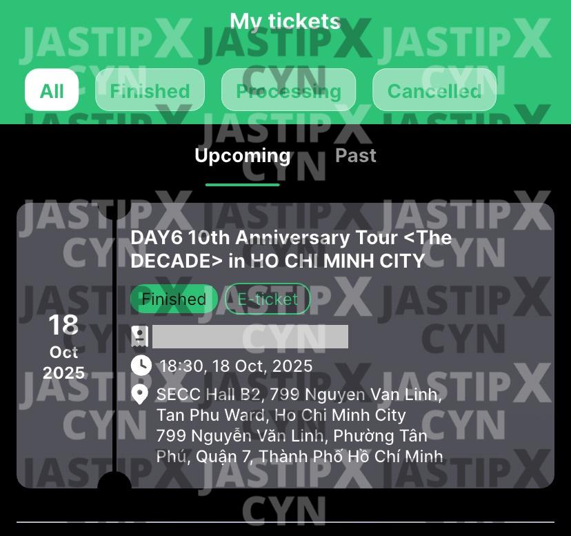 Reth – DAY6 10th Debut World Tour – Vietnam